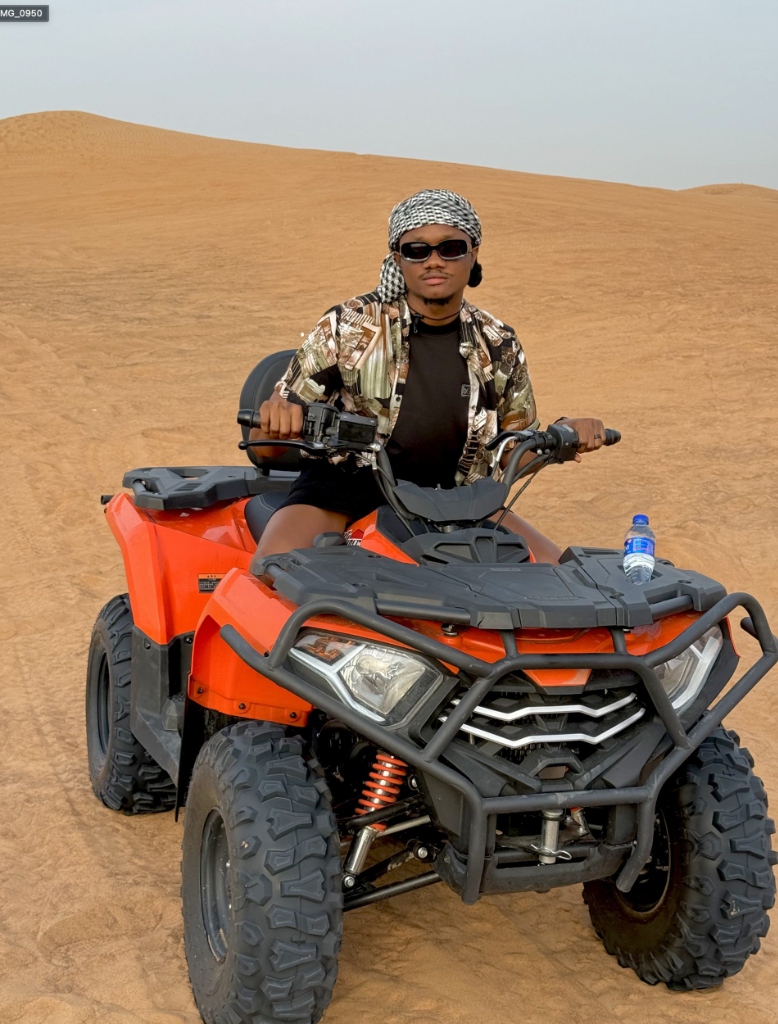 Adventure travel in desert