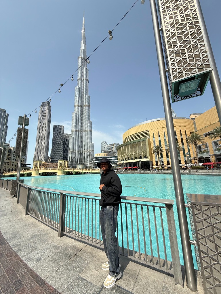 Joseph Chinedu Ngwu at Burj Khalifa, Dubai